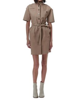 Style 1-1813902793-892 THEO the Label Nude Size 8 Mini Tall Height Free Shipping Sorority Rush Cocktail Dress on Queenly