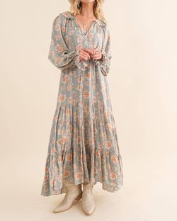 Style 1-1814194645-149 Blue B Green Size 12 Floor Length Sleeves Long Sleeve Military Floral Straight Dress on Queenly