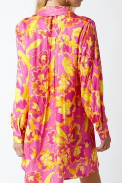 Style 1-1978683697-892 OLIVACEOUS Pink Size 8 Summer Long Sleeve Floral Cocktail Dress on Queenly