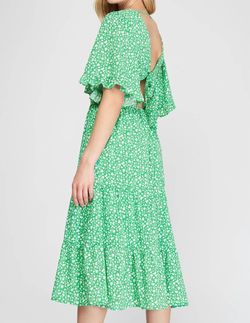 Style 1-198005995-149 SHE + SKY Green Size 12 Polyester Cocktail Dress on Queenly