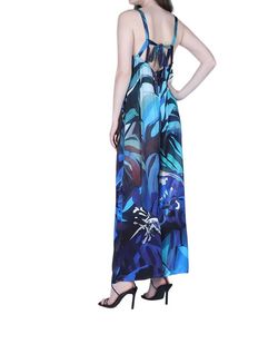 Style 1-2265912719-70 -bl^nk- Blue Size 0 1-2265912719-70 Tall Height Free Shipping Jumpsuit Dress on Queenly