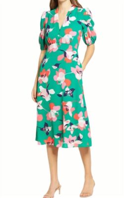 Style 1-2676142869-1901 VINCE CAMUTO Green Size 6 Polyester Cocktail Dress on Queenly