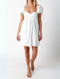 Style 1-2920616065-149 OLIVACEOUS White Size 12 Bachelorette Mini Cocktail Dress on Queenly