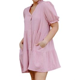 Style 1-2939597592-892 In February Pink Size 8 Sleeves Pockets Cocktail Dress on Queenly