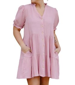 Style 1-2939597592-892 In February Pink Size 8 Sleeves Pockets Cocktail Dress on Queenly