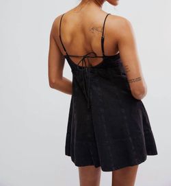 Style 1-3124021997-74 Free People Black Size 4 Sorority Mini Cocktail Dress on Queenly