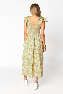 Style 1-3839143559-70 BUDDYLOVE Yellow Size 0 Floor Length Jersey Straight Dress on Queenly