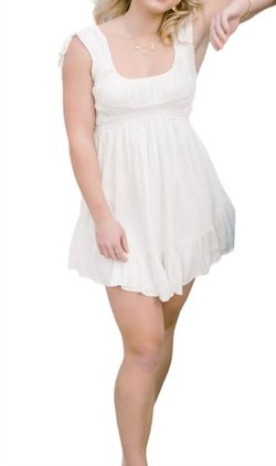 Style 1-4131868594-149 Sky to Moon White Size 12 Mini Cocktail Dress on Queenly