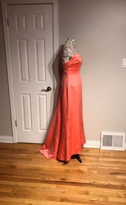 Alfred Angelo Pink Size 4 High Low Vintage Sequined Prom Mermaid Dress on Queenly