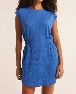 Style 1-876996520-70 Z Supply Blue Size 0 Free Shipping Mini Polyester Cocktail Dress on Queenly