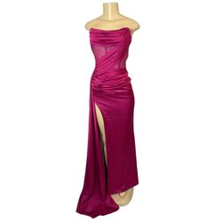 Miss Circle Pink Size 0 Prom A-line Dress on Queenly