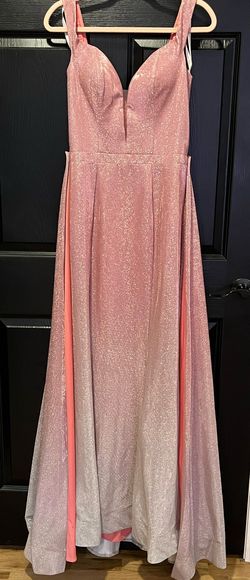 karishma creations Pink Size 12 Prom Short Height Mermaid Dress on Queenly