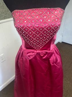 Mike Benet Pink Size 0 Tulle Floor Length Mini Ball gown on Queenly