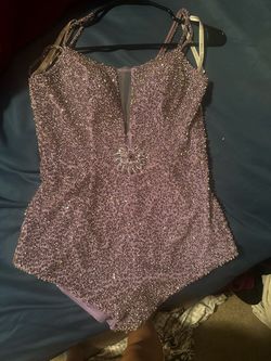 Rachel Allan Purple Size 6 Jersey Fun Fashion A-line Dress on Queenly