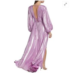 bronx and banco Purple Size 12 Flare Floor Length Straight Dress on Queenly