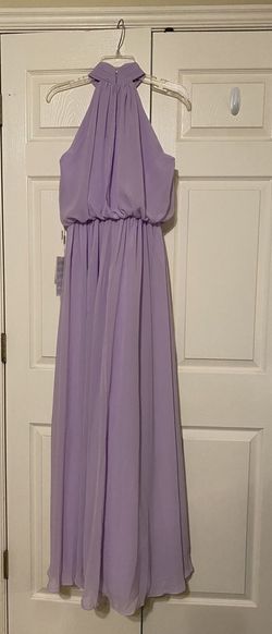 Stacees Purple Size 4 Military A-line Dress on Queenly