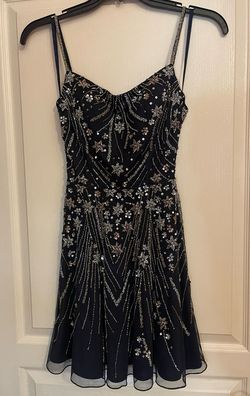 Rachel Allan Black Size 00 Free Shipping Mini Pageant Cocktail Dress on Queenly