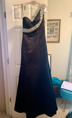 Ashley Lauren Black Size 6 Jewelled 50 Off Pageant Mermaid Dress on Queenly