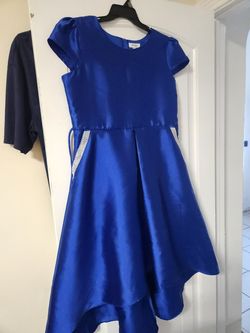 Speechless Blue Size 14 Plus Size Cocktail Dress on Queenly