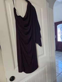 onyx Purple Size 16 Plus Size Cocktail Dress on Queenly