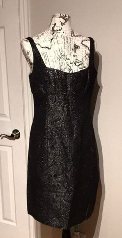 Elie Tahari Black Size 12 Plus Size Prom Vintage Midi Cocktail Dress on Queenly