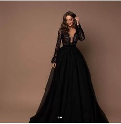 Black Size 14 Ball gown on Queenly