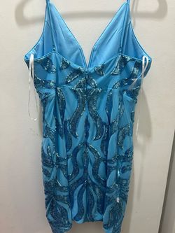 Lulus Blue Size 12 Sorority A-line Dress on Queenly