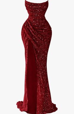 Red Size 10 Mermaid Dress on Queenly