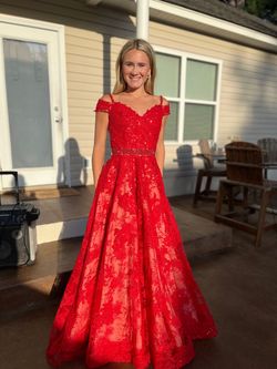 Sherri Hill Red Size 0 Short Height Pageant Ball gown on Queenly
