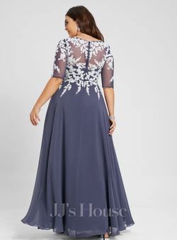 Blue Size 20 A-line Dress on Queenly