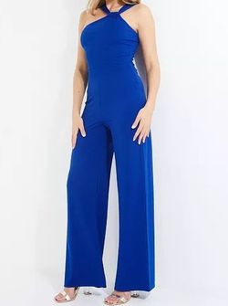 Quiz Blue Size 8 Interview Pageant Jumpsuit Dress on Queenly