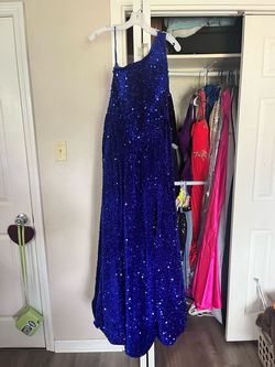 Blue Size 16 Ball gown on Queenly