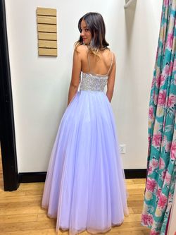 Style 36666 Jovani Purple Size 00 Quinceanera Pageant Tall Height Floor Length Ball gown on Queenly