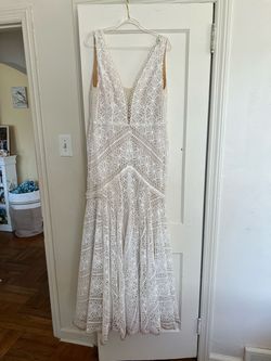 BHLDN White Size 14 Jersey 50 Off A-line Dress on Queenly