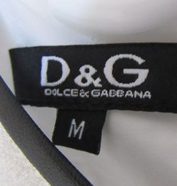Dolce&Gabbana White Size 6 Long Sleeve Straight Dress on Queenly
