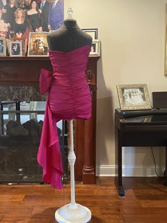 Style Revolve NBD Pink Size 2 Revolve Barbiecore Jersey Cocktail Dress on Queenly