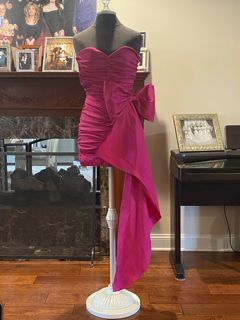 Style Revolve NBD Pink Size 2 Revolve Barbiecore Jersey Cocktail Dress on Queenly