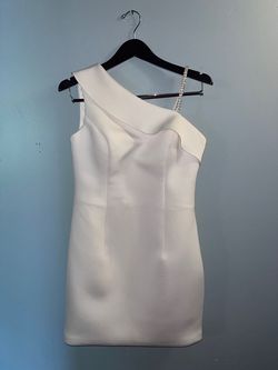 One More Couture White Size 10 Interview Pageant Cocktail Dress on Queenly