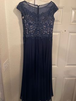 MoriLee Blue Size 12 Prom 70 Off Mori Lee A-line Dress on Queenly