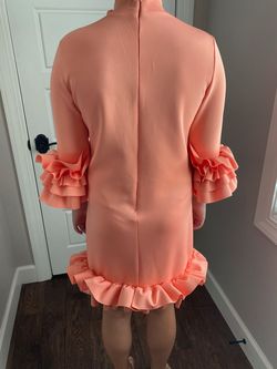 Orange Size 4 Cocktail Dress on Queenly