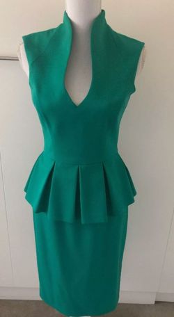 Black Halo Green Size 0 Cap Sleeve 50 Off Cocktail Dress on Queenly