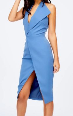 Lavish Alice Blue Size 4 Mini Cocktail Dress on Queenly