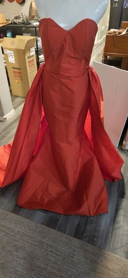 Fernando Wong Red Size 2 Floor Length A-line Dress on Queenly