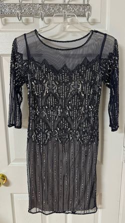 Silver Size 6 Cocktail Dress on Queenly