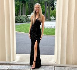 Jovani Black Size 0 50 Off Wedding Guest Pageant Mermaid Dress on Queenly