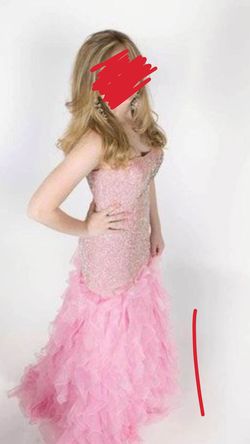 Sherri Hill Pink Size 6 Military Prom Mermaid Dress on Queenly