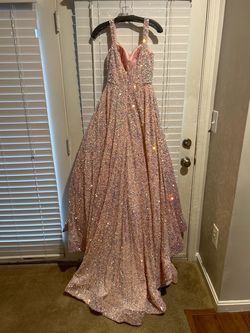 Sherri Hill Pink Size 00 Short Height Floor Length Ball gown on Queenly