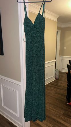 Green Size 2 Side slit Dress on Queenly