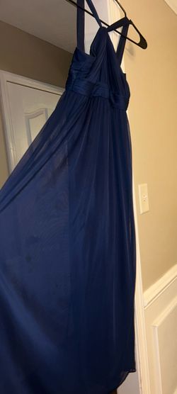 Blue Size 0 Straight Dress on Queenly