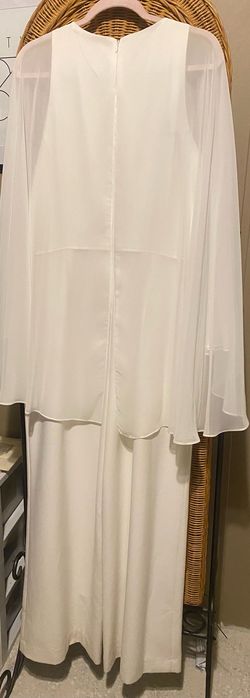 Alex Marie White Size 14 Bridal Shower 70 Off Jumpsuit Dress on Queenly